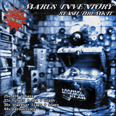 marús inventory (stash drumkit) @marukommaklar